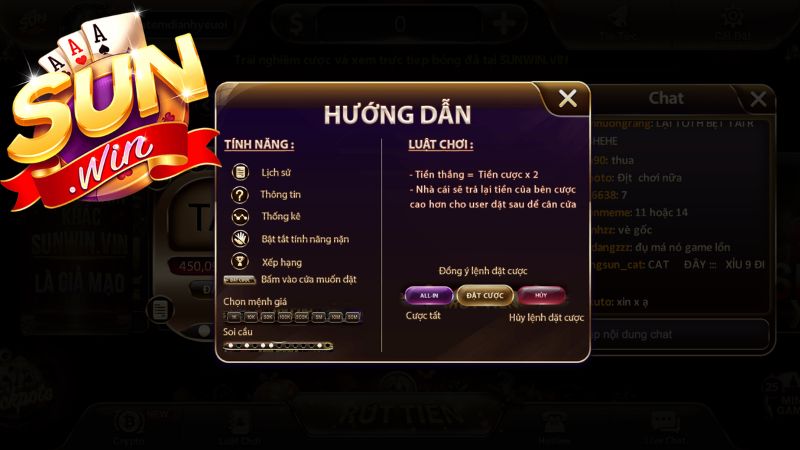 Hướng dẫn cách chơi tài xỉu Sunwin Hướng dẫn cách chơi tài xỉu Sunwin